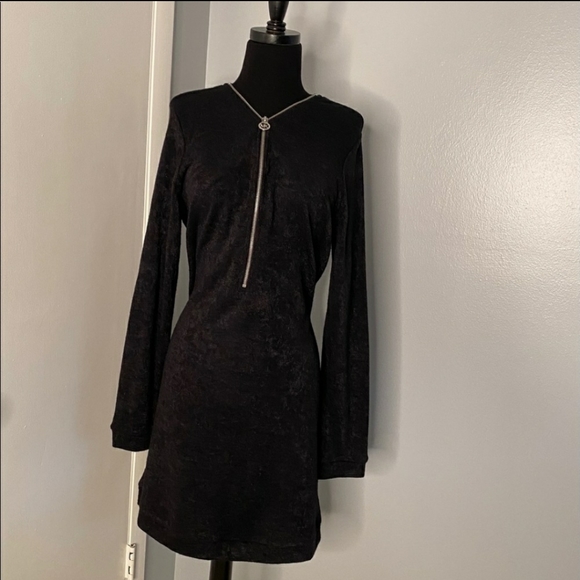 Women's MICHAEL Michael Kors Zip Sweater Dress - Picture 1 of 3